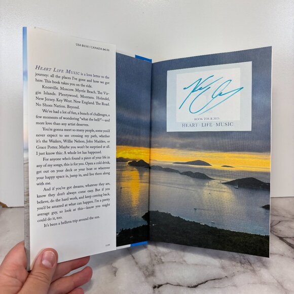 Kenny Chesney Signed First Edition Heart Life Music Autograph Book Tour Country - Picture 3 of 6